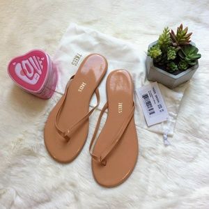 TKEES Sandal Foundation Gloss Sunbliss Sz 9 NWT